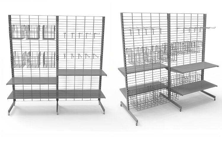 Metal Wire Mesh Display Rack